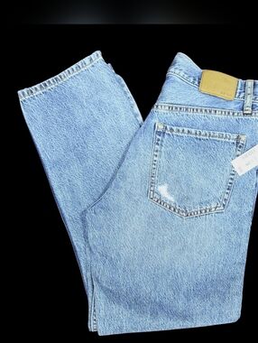 NWT Womens Aeropostale 90s Super High Rise Straight Leg Jeans Size 6